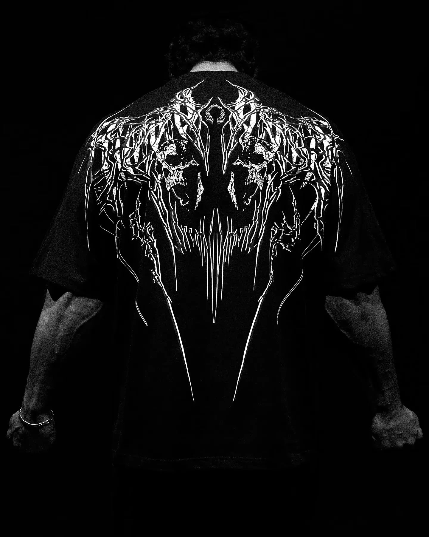 Ins American Y2k King Oversized T-shirt New Harajuku Crew Neck Oversized T-shirt Short-sleeved Top Gothic Clothing Street Top