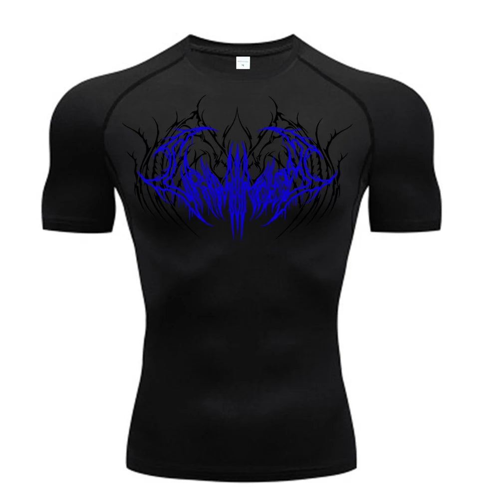2025 Compression T Shirt Men Short Sleeve Sport Tees Fitness Running Sportsear Men Gym Elastic Quick Dry Jogging T-shirt Tops