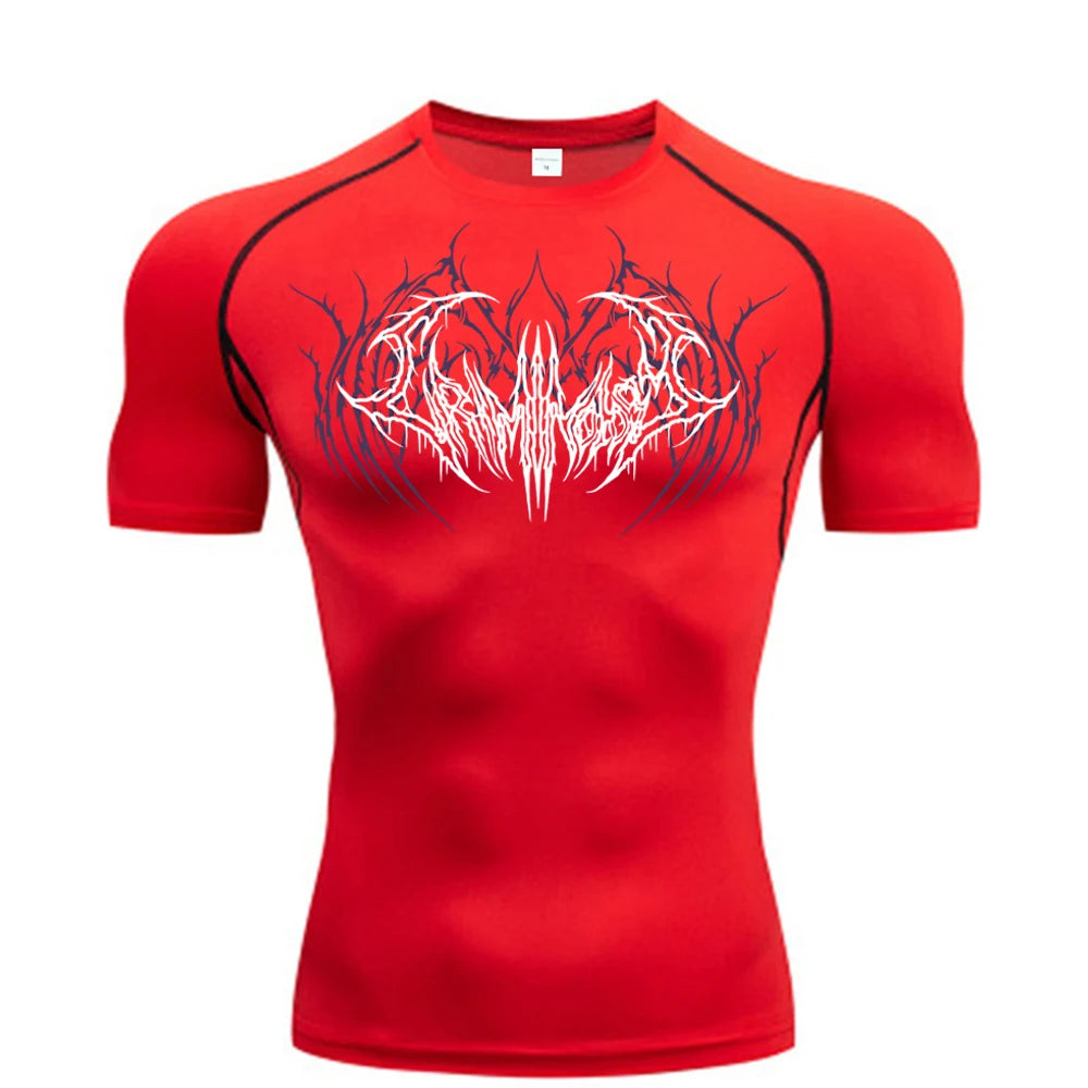 2025 Compression T Shirt Men Short Sleeve Sport Tees Fitness Running Sportsear Men Gym Elastic Quick Dry Jogging T-shirt Tops