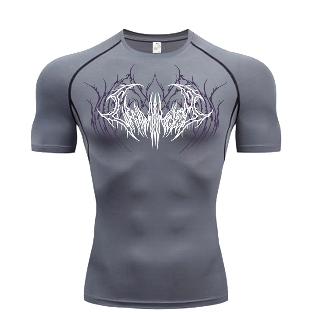 2025 Compression T Shirt Men Short Sleeve Sport Tees Fitness Running Sportsear Men Gym Elastic Quick Dry Jogging T-shirt Tops