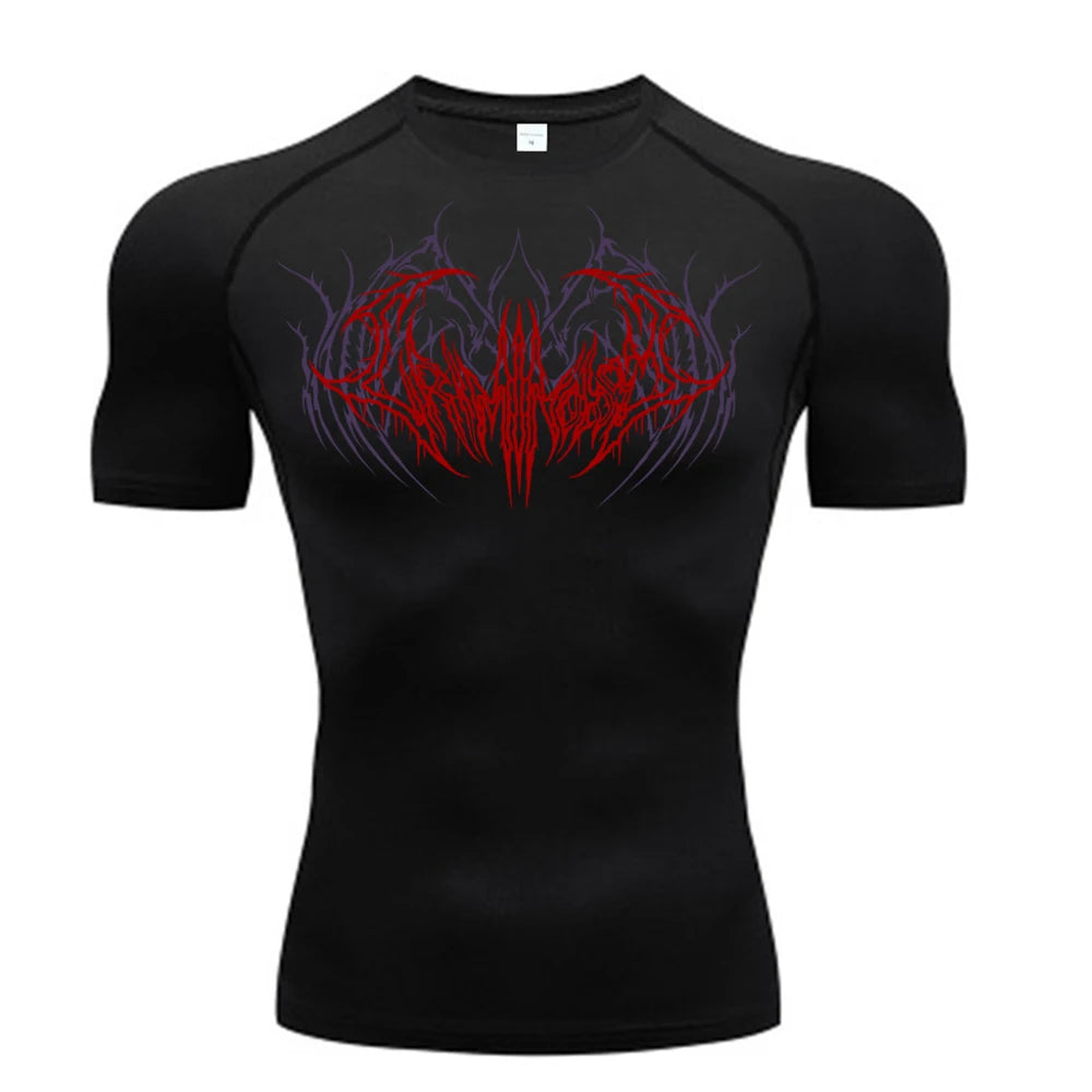 2025 Compression T Shirt Men Short Sleeve Sport Tees Fitness Running Sportsear Men Gym Elastic Quick Dry Jogging T-shirt Tops