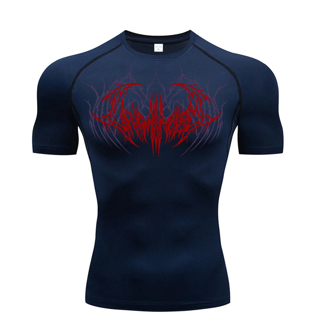 2025 Compression T Shirt Men Short Sleeve Sport Tees Fitness Running Sportsear Men Gym Elastic Quick Dry Jogging T-shirt Tops